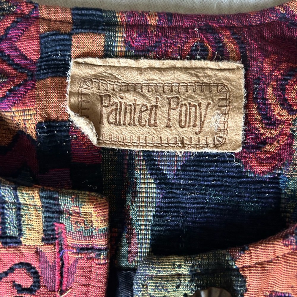 Painted Pony Multicolor Tapestry Jacket